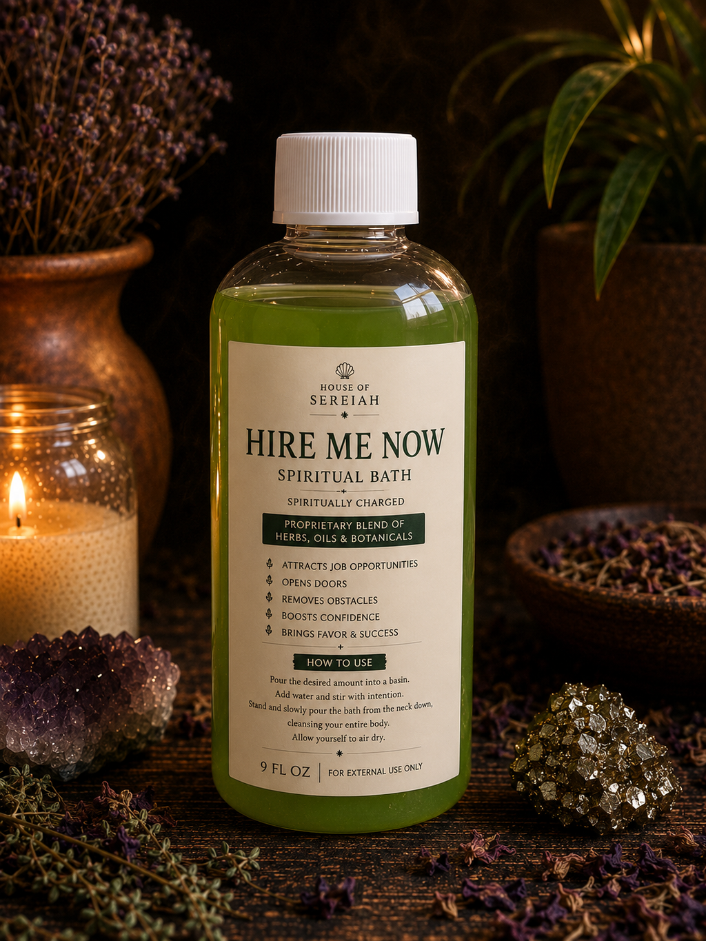Hire Me Now Spiritual Bath