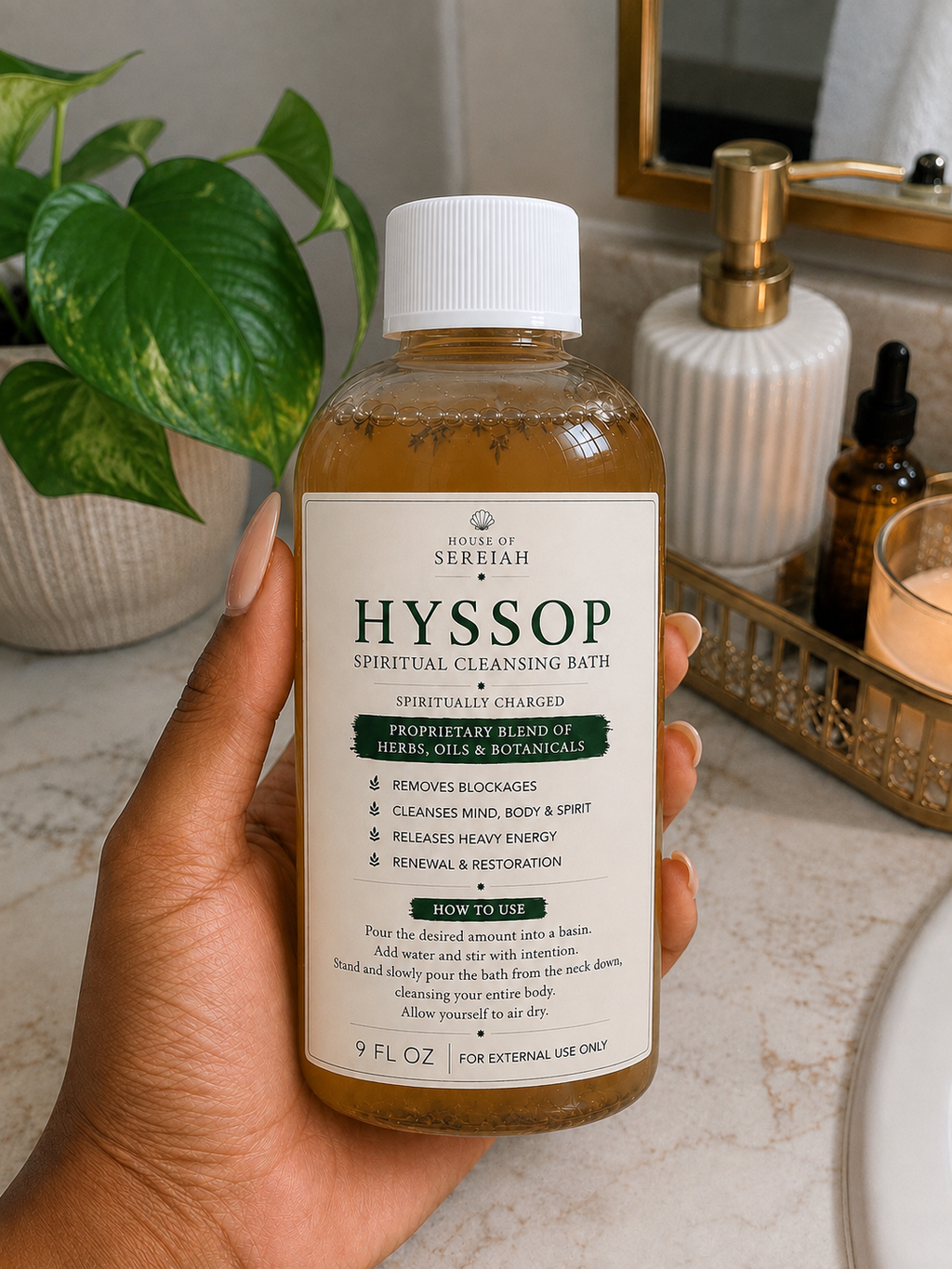 Hyssop deep cleansing spiritual bath