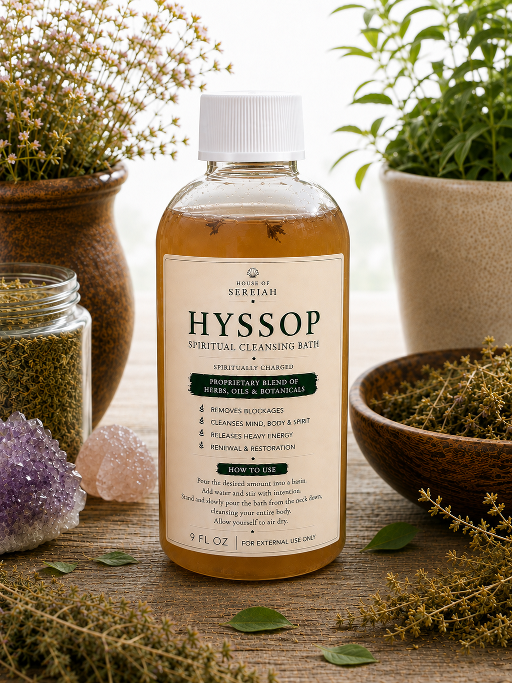Hyssop deep cleansing spiritual bath