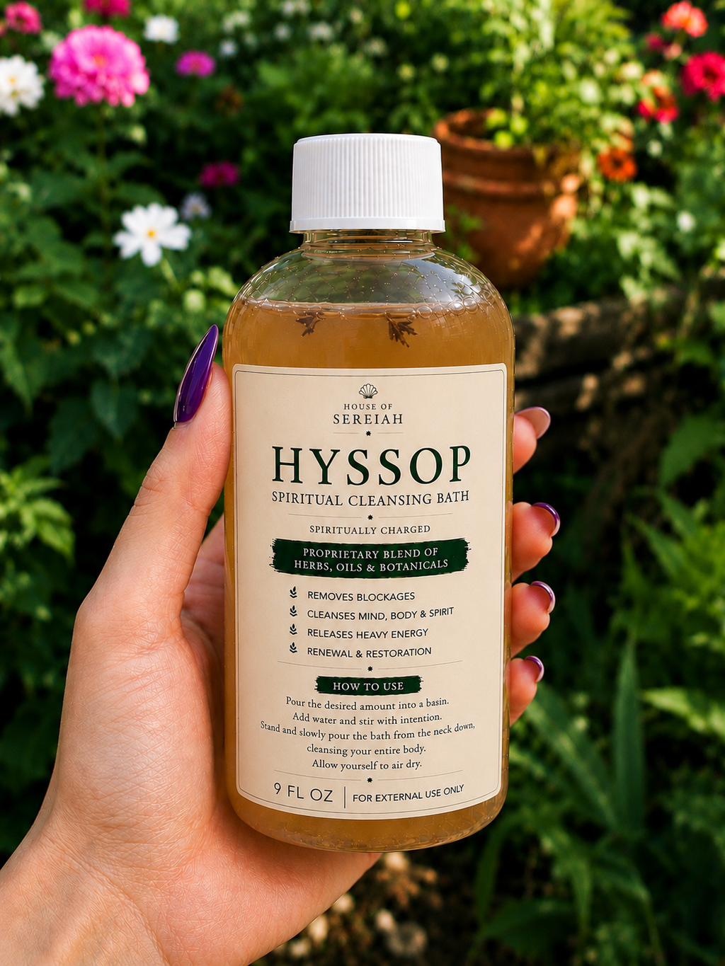 Hyssop deep cleansing spiritual bath