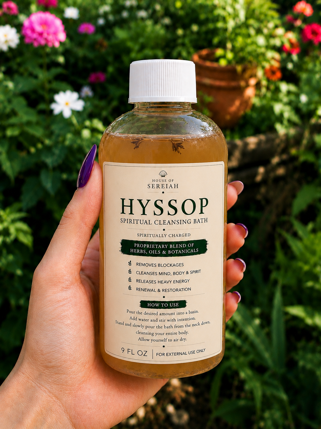 Hyssop deep cleansing spiritual bath