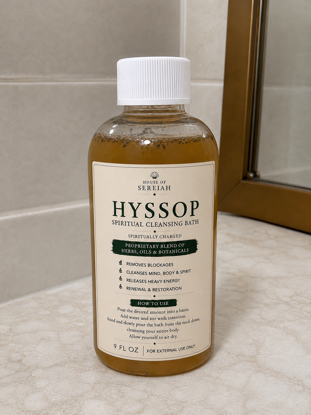 Hyssop deep cleansing spiritual bath