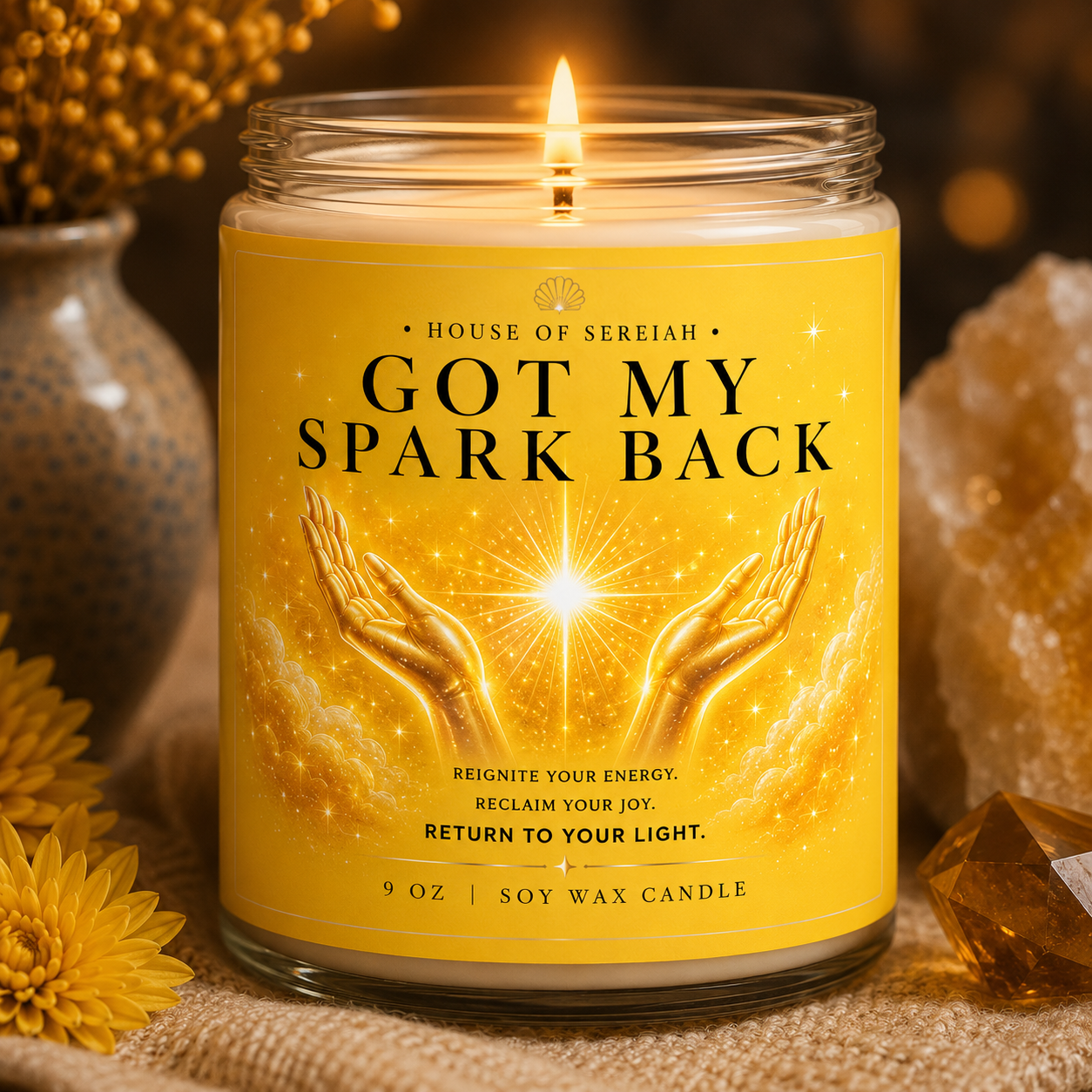 Got my spark back spiritual candle
